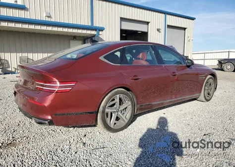 2022 Genesis G80 Sport Prestige из США, поврежденный, VIN KMTGB4SD0NU113528